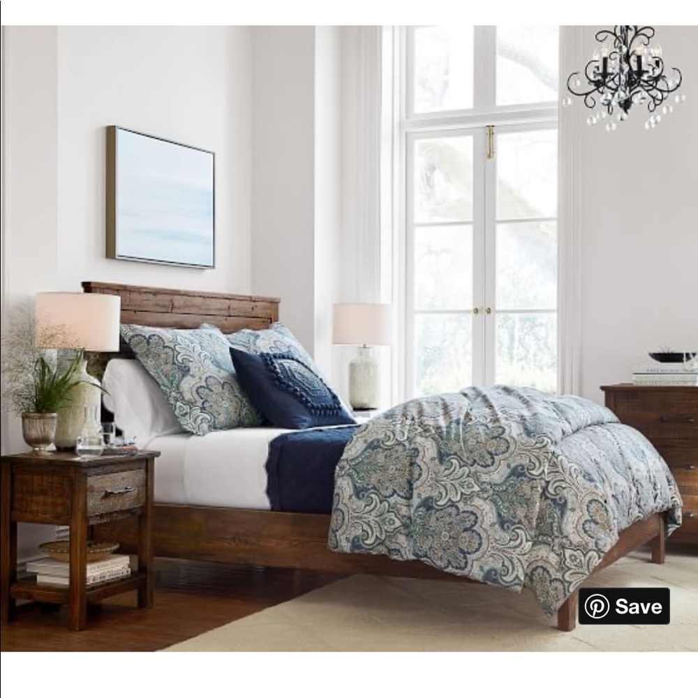 Pottery barn jordana king/cal king duvet cover
